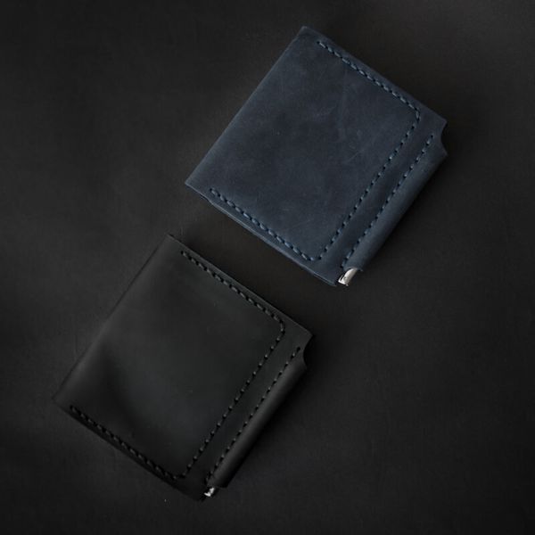 Smart гаманець з затиском, натуральна шкіра, ручна робота 201818846 фото