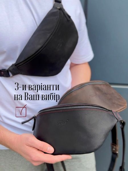 Leather bag-banana Shoulder bag