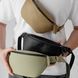Leather bag-banana Shoulder bag (Black)