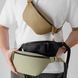 Шкіряна сумка-бананка Shoulder bag (Пісочний) 1559 фото 7