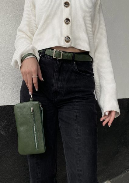 Women&rsquo;s clutch + belt set