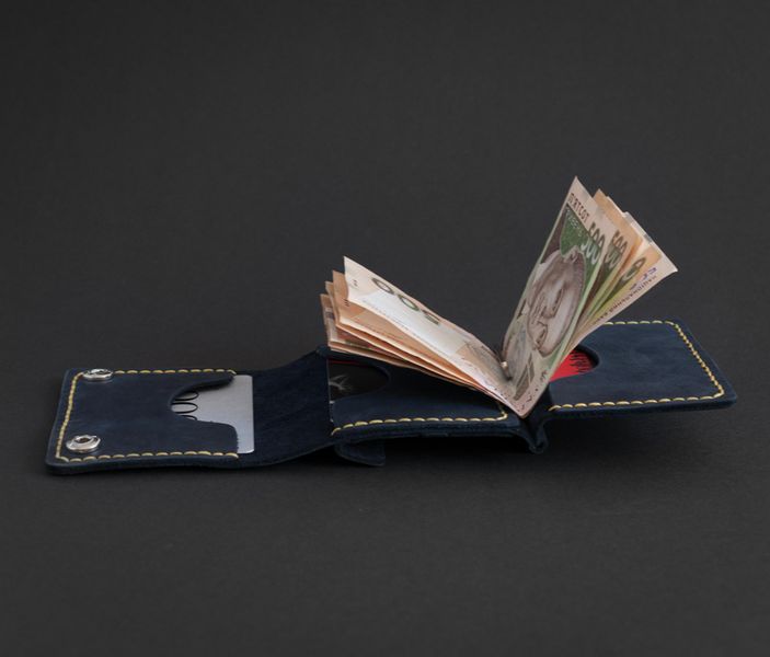Кошелек Smart+ KOZAK с отделом для монет, кошелек с зажимом, натуральная кожа, ручная работа 201818763 фото